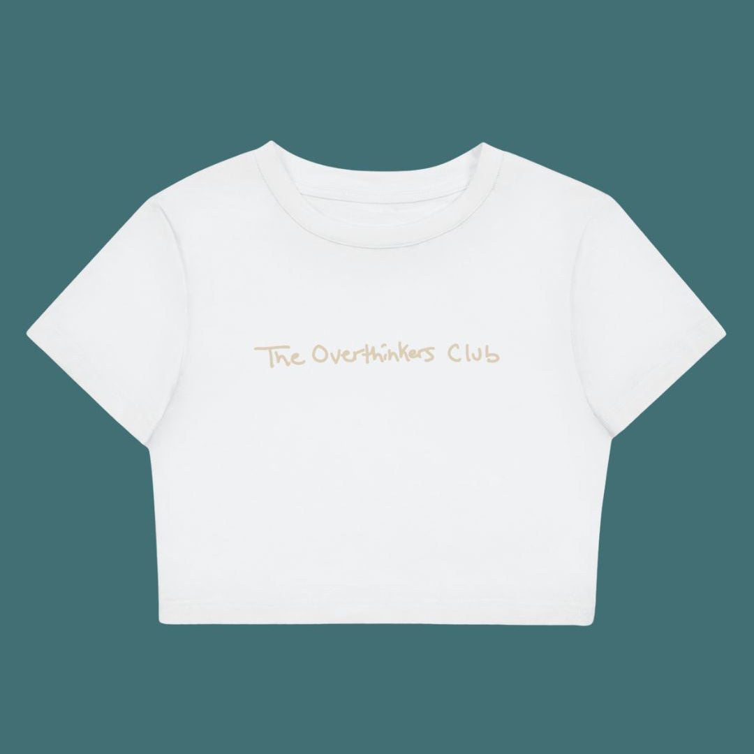 The Overthinkers Fitted Crop