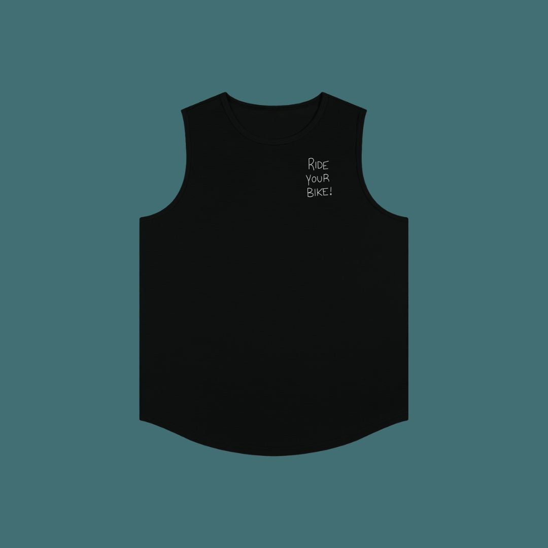 RIDE YOUR BIKE! Gender Neutral Tank.