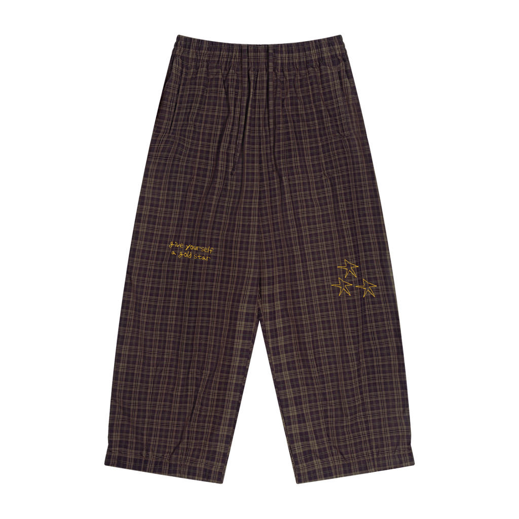 Give Yourself a Gold Star Plaid Pant ODMPOD