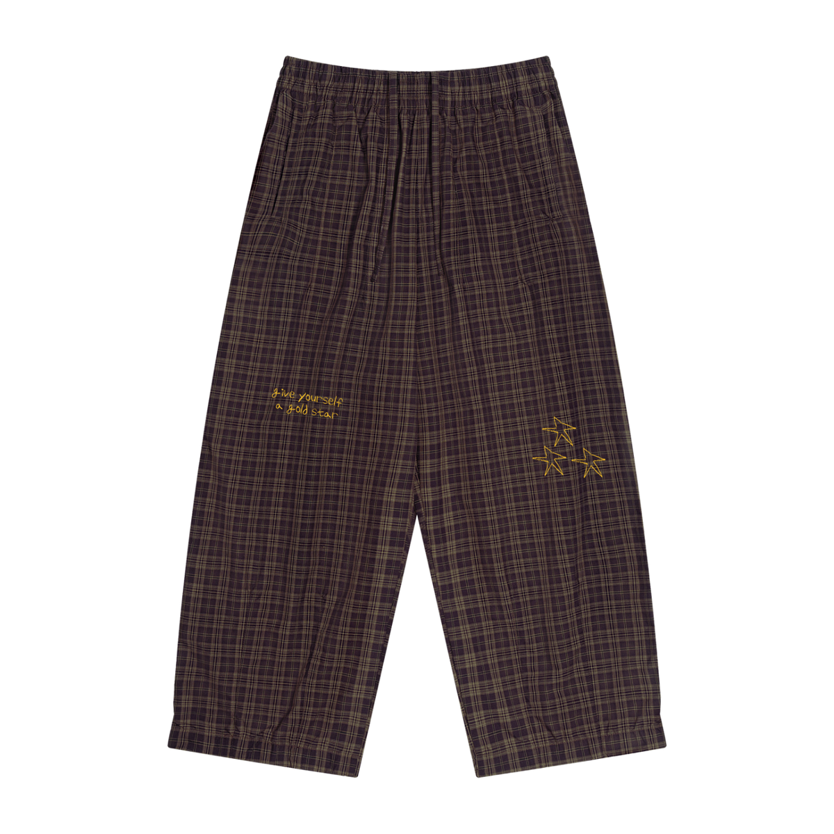 Give Yourself a Gold Star Plaid Pant ODMPOD