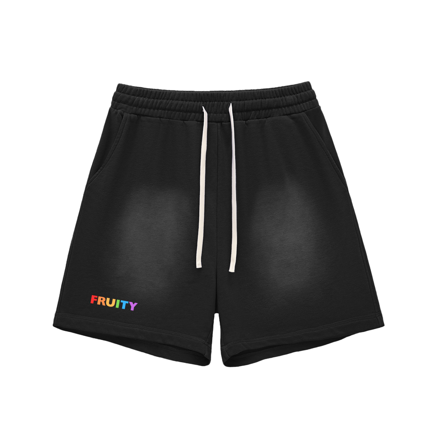 Fruity Raw Edge Cozy Shorts
