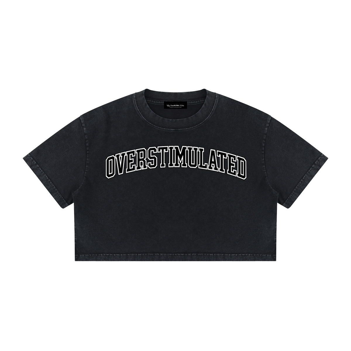 OVERSTIMULATED Crop T-Shirt ODMPOD