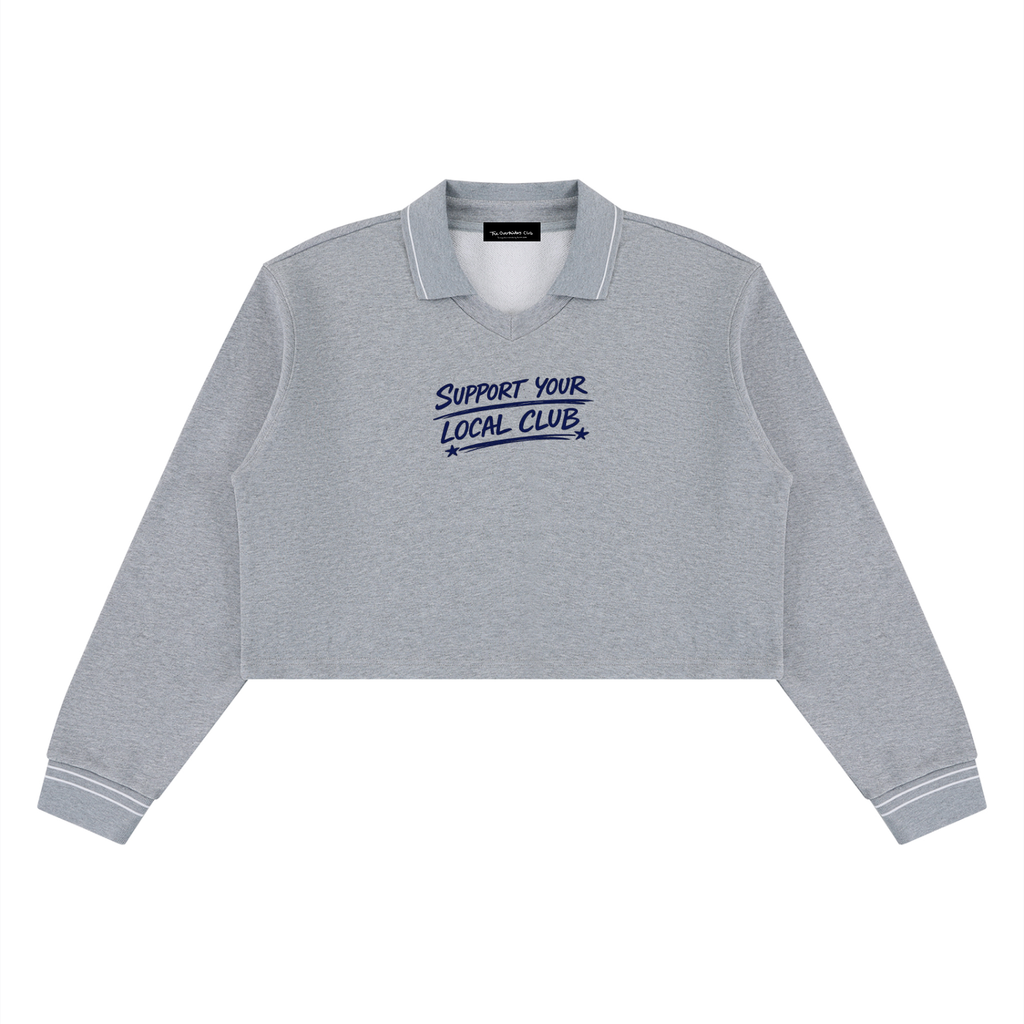 Support Your Local Club Crop Sweater ODMPOD