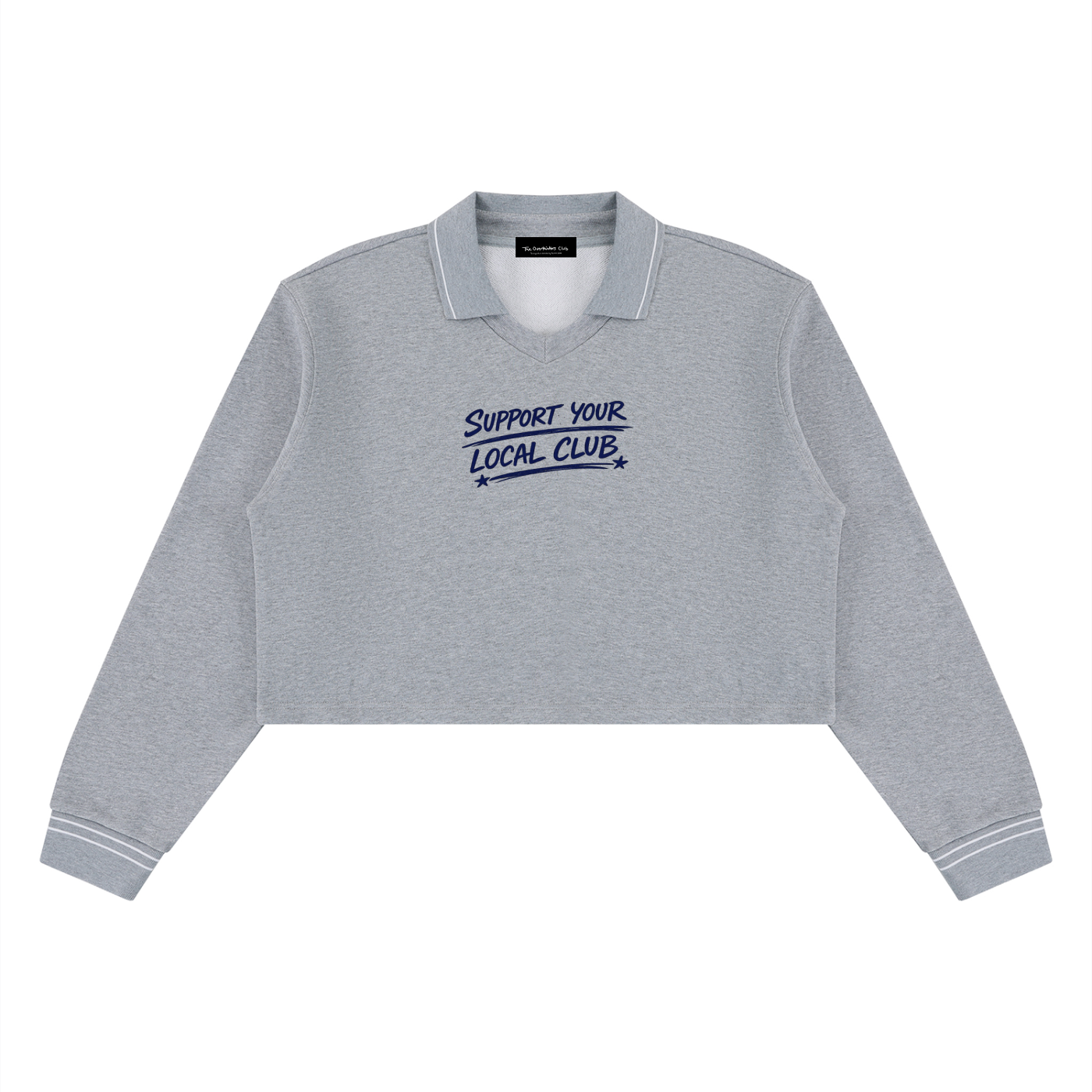 Support Your Local Club Crop Sweater