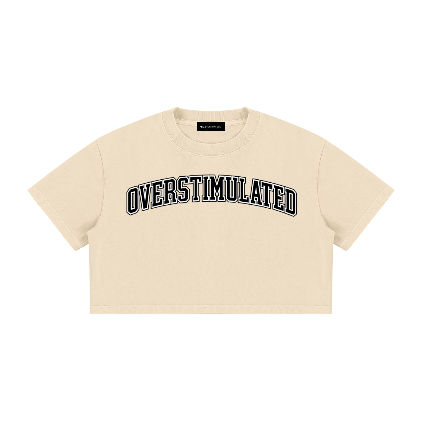 OVERSTIMULATED Crop T-Shirt