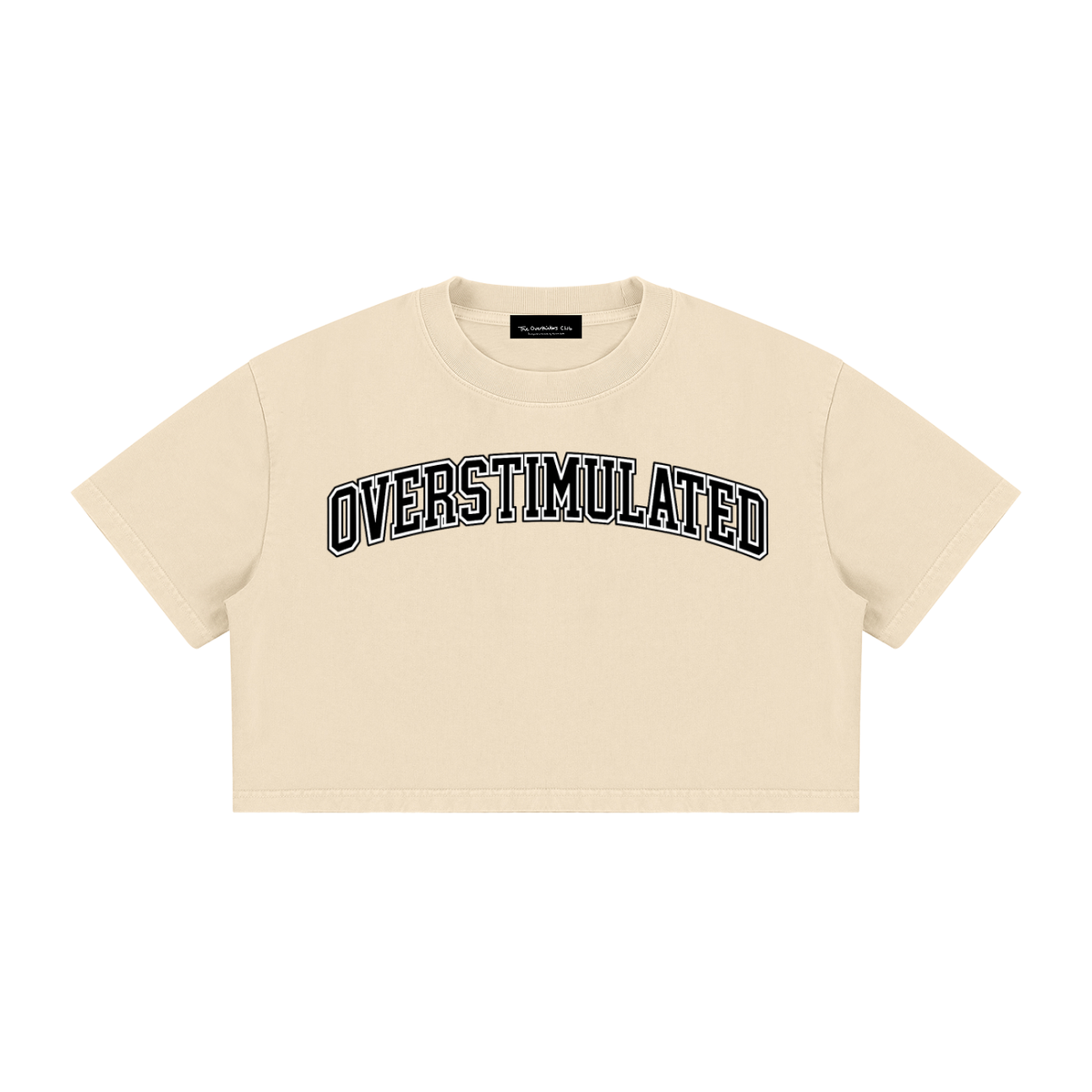OVERSTIMULATED Crop T-Shirt ODMPOD