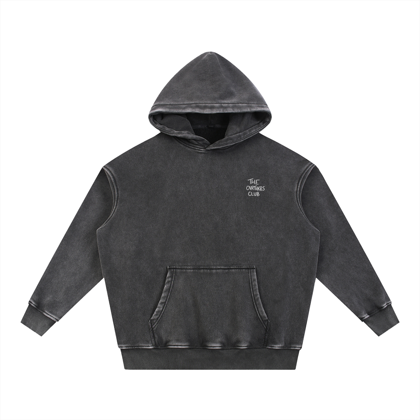 What If It All Works Out? Pullover Hoodie — model lifestyle, front angle | Overthinkers Club