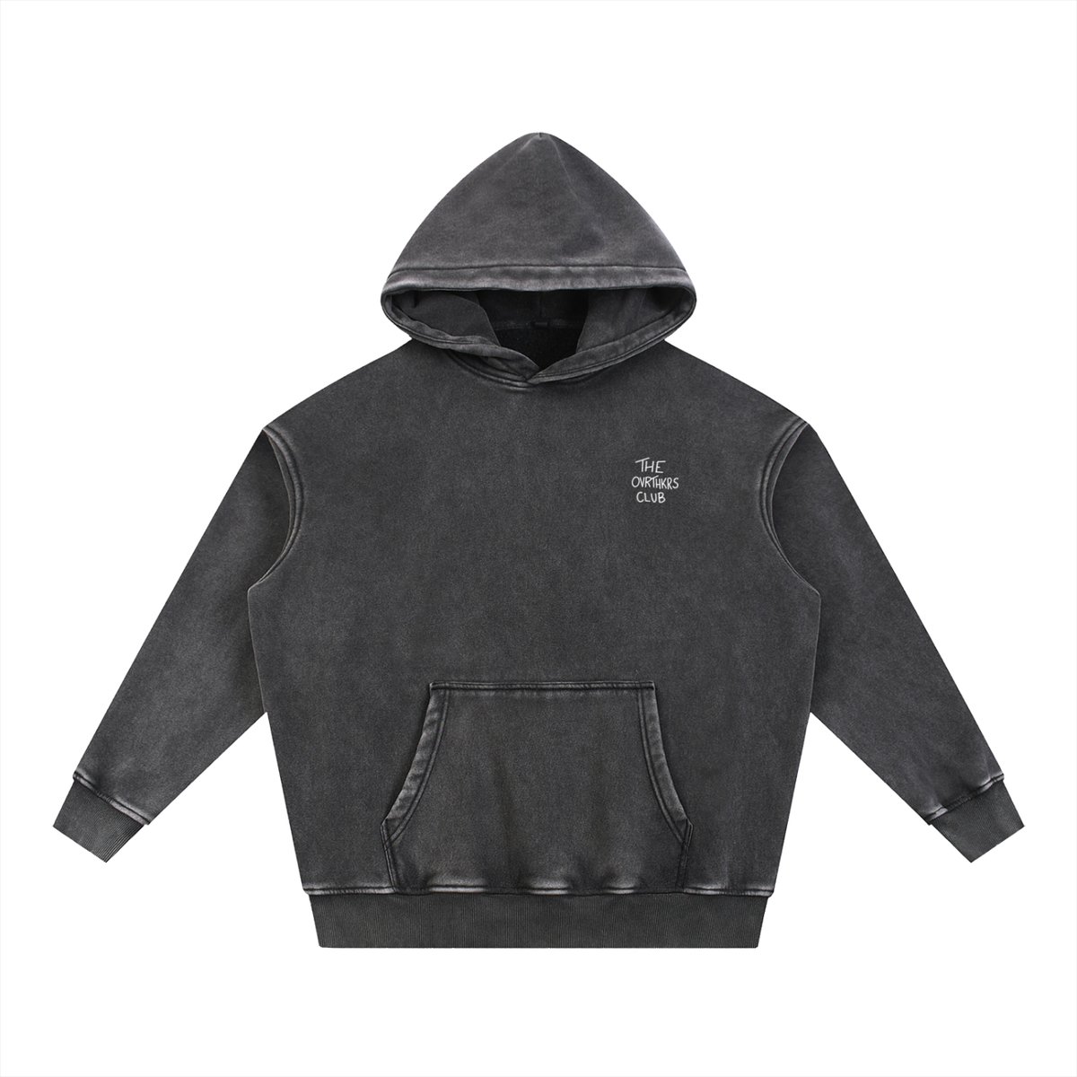 What If It All Works Out? Pullover Hoodie — model lifestyle, front angle | Overthinkers Club