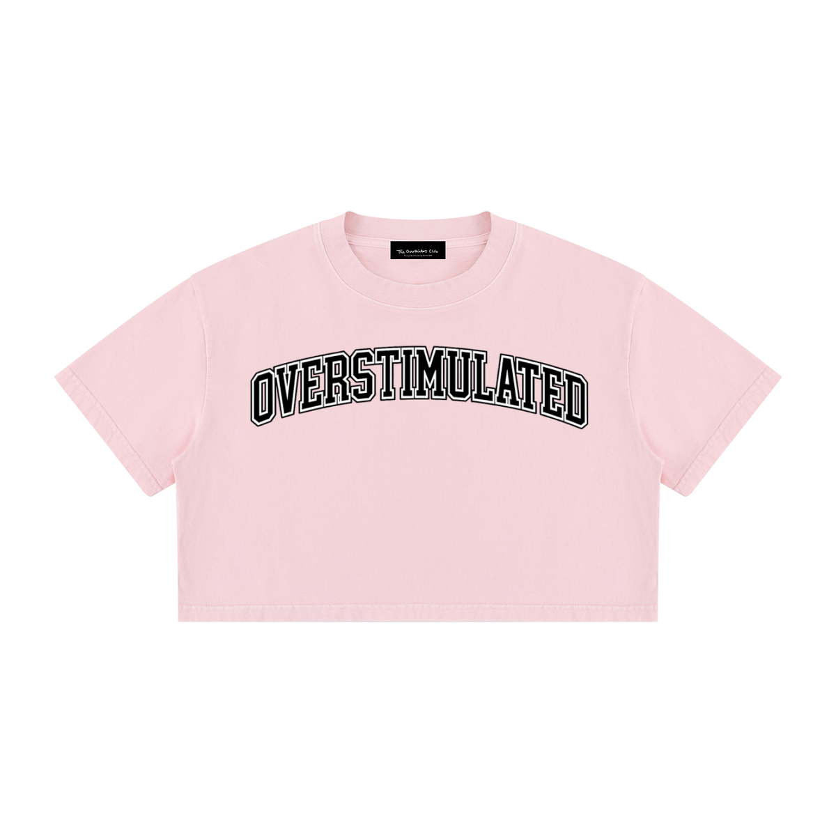 OVERSTIMULATED Crop T-Shirt ODMPOD