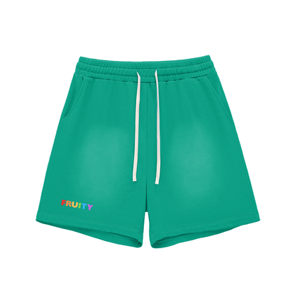 Fruity Raw Edge Cozy Shorts