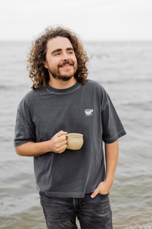 Drinking Coffee and Trying My Best T-Shirt 