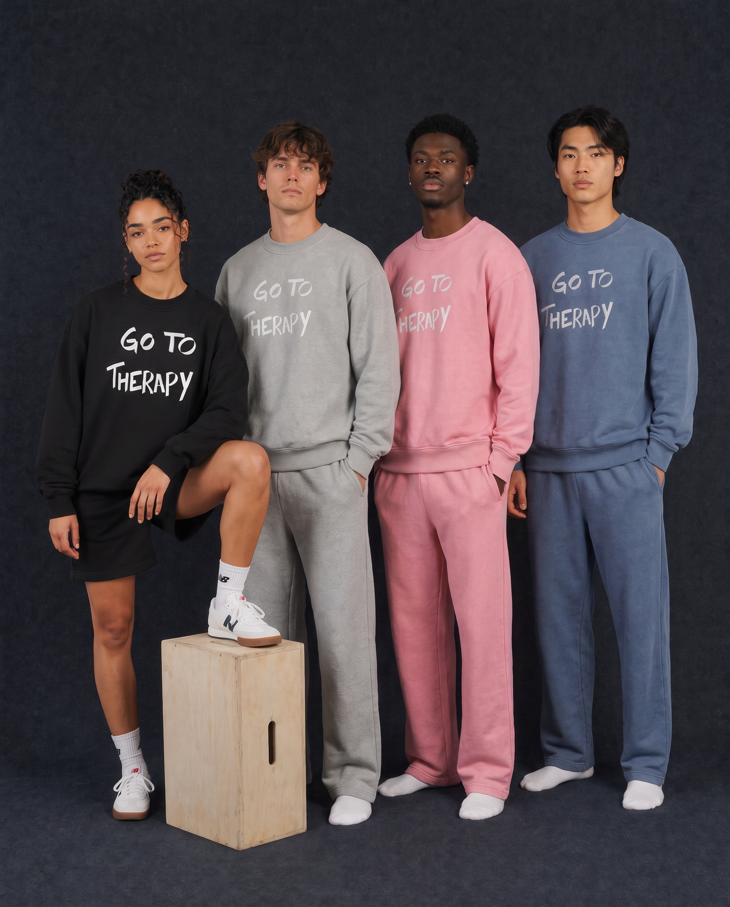 GO TO THERAPY Crewneck