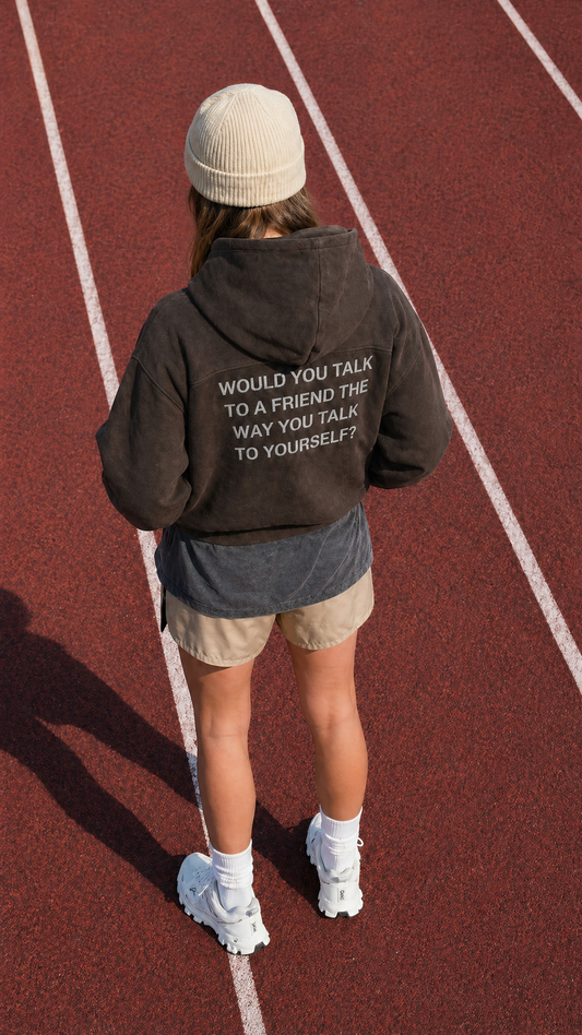 'Would you talk to a friend?' Zip Hoodie