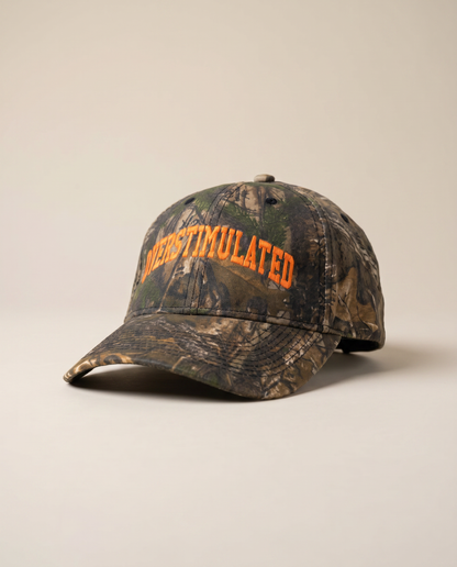OVERSTIMULATED Camo Dad Hat