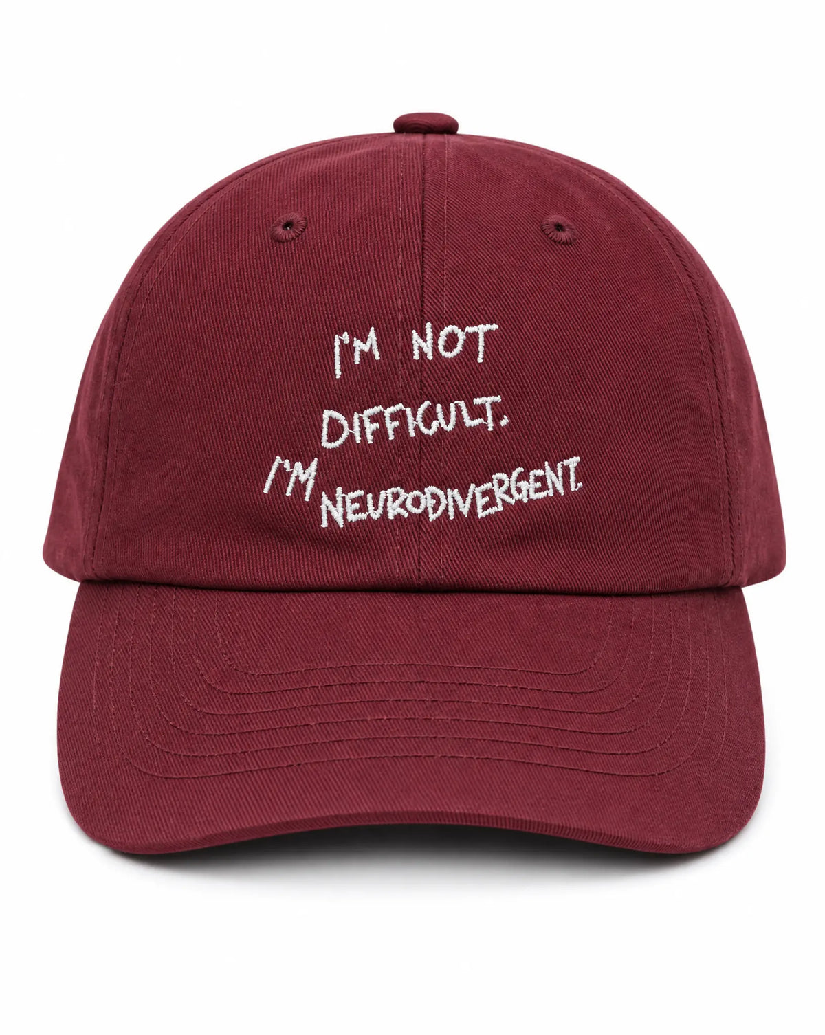 I'm Not Difficult, I'm Neurodivergent Dad Hat Overthinkers Club