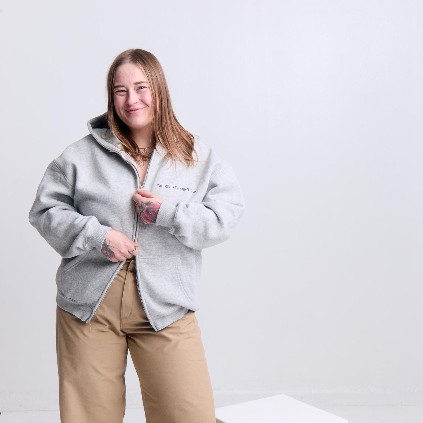 Trust Yourself Zip Through Hoodie