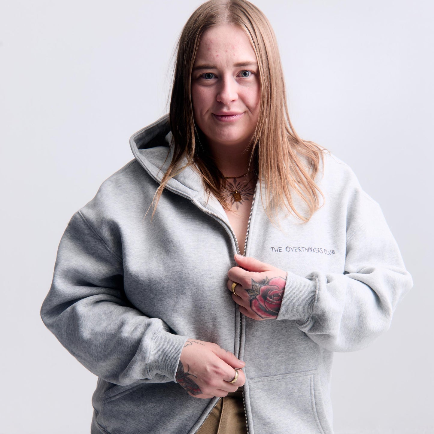 Trust Yourself Zip Through Hoodie