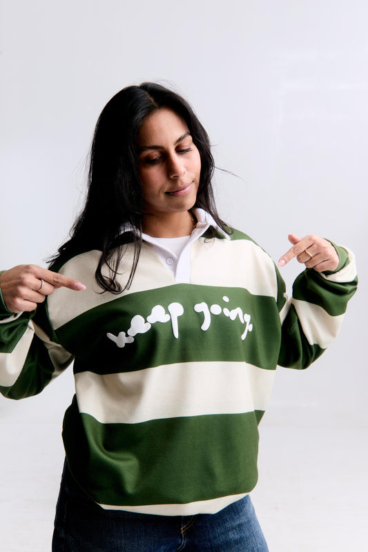 The "Keep Going" Rugby Jersey (Perfectly Imperfect Edition)