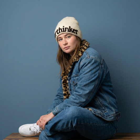 'OVERTHINKER' Limited Edition Mohair Beanie