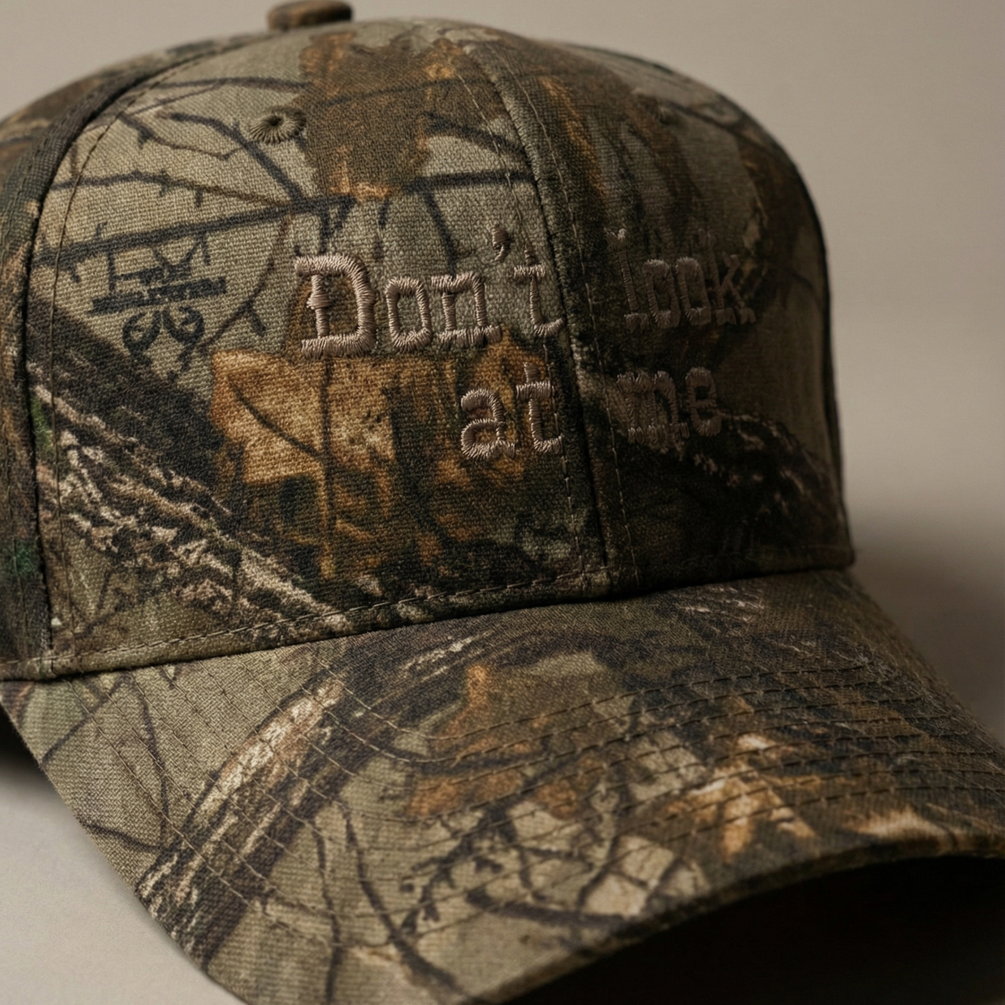 Don’t Look at Me Camo Dad Hat
