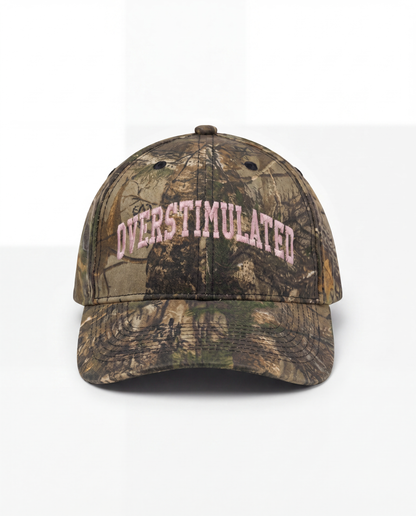 OVERSTIMULATED Camo Dad Hat