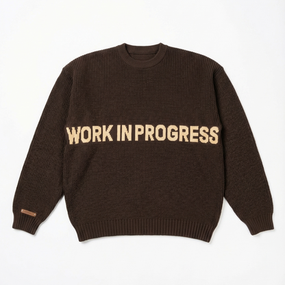WORK IN PROGRESS KNIT CREWNECK