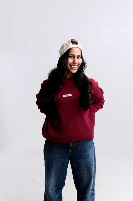 Bad Brain Day Organic Cotton Waffle Hoodie