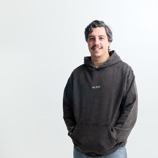 Acid Wash est. 2024 Oversized Hoodie - Overthinkers Club