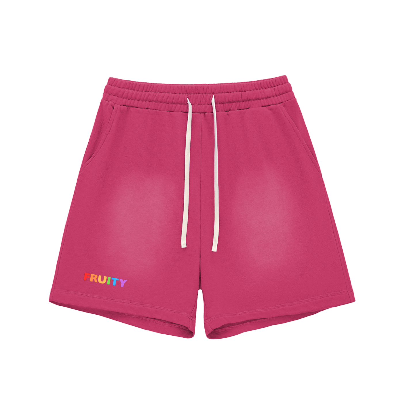 Fruity Raw Edge Cozy Shorts