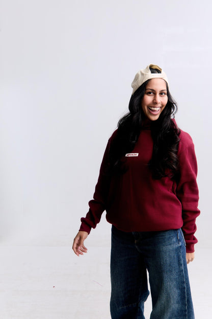 Bad Brain Day Organic Cotton Waffle Hoodie - Overthinkers Club