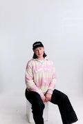 Bad Brain Day Waffle Hat — side angle, flat brim and waffle texture | Overthinkers Club