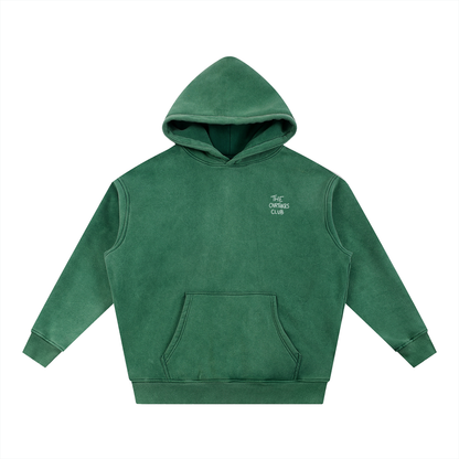 What If It All Works Out? Pullover Hoodie — close-up of hood and kangaroo pocket | Overthinkers Club