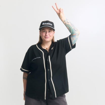 Club Sensitive Jersey Tee – Oversized Unisex Fit - Overthinkers Club