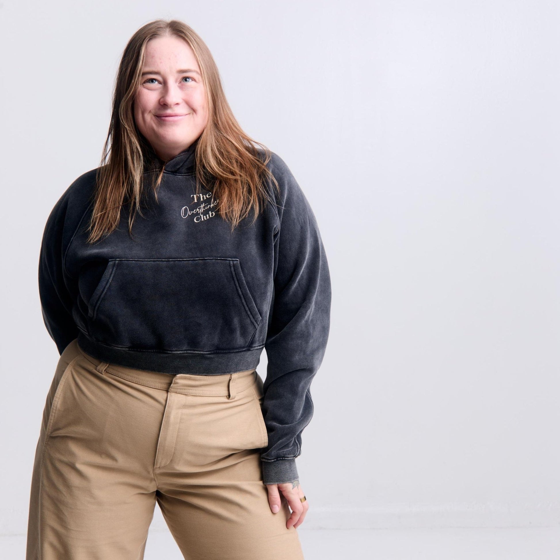 Cropped OG Logo Sweater - Overthinkers Club