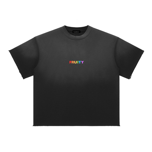 The "Fruity" Raw Edge Cozy Tee