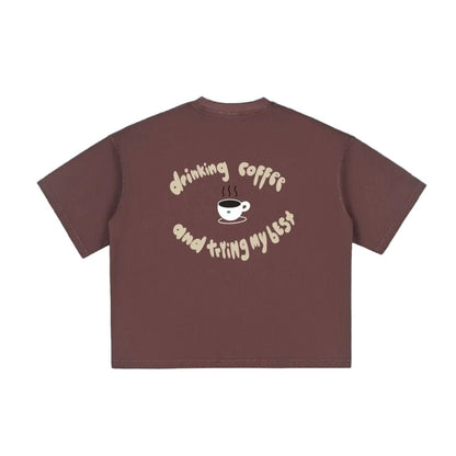 Drinking Coffee and trying my best - Overthinkers Club