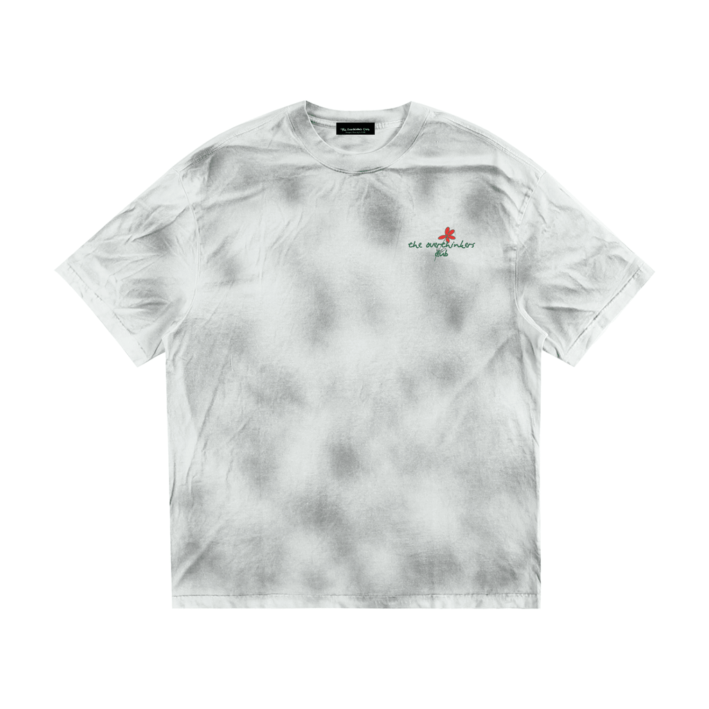Even Simple Days Can Be Beautiful T-Shirt — back view, floral graphic detail | Overthinkers Club