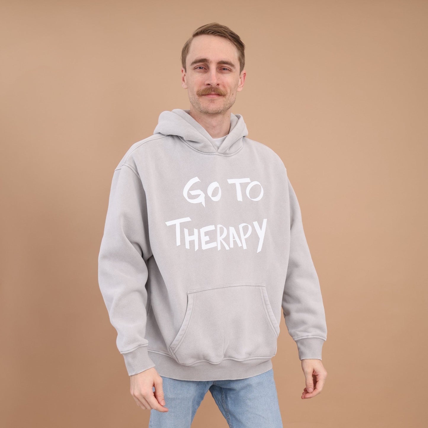 GO TO THERAPY Oversized Hoodie - Overthinkers Club