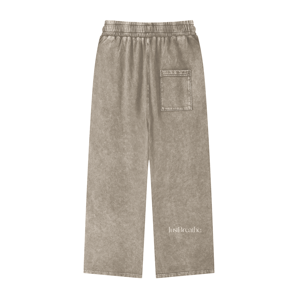 Just Breathe Sweatpants — side seam detail, ribbed ankle cuff | Overthinkers Club