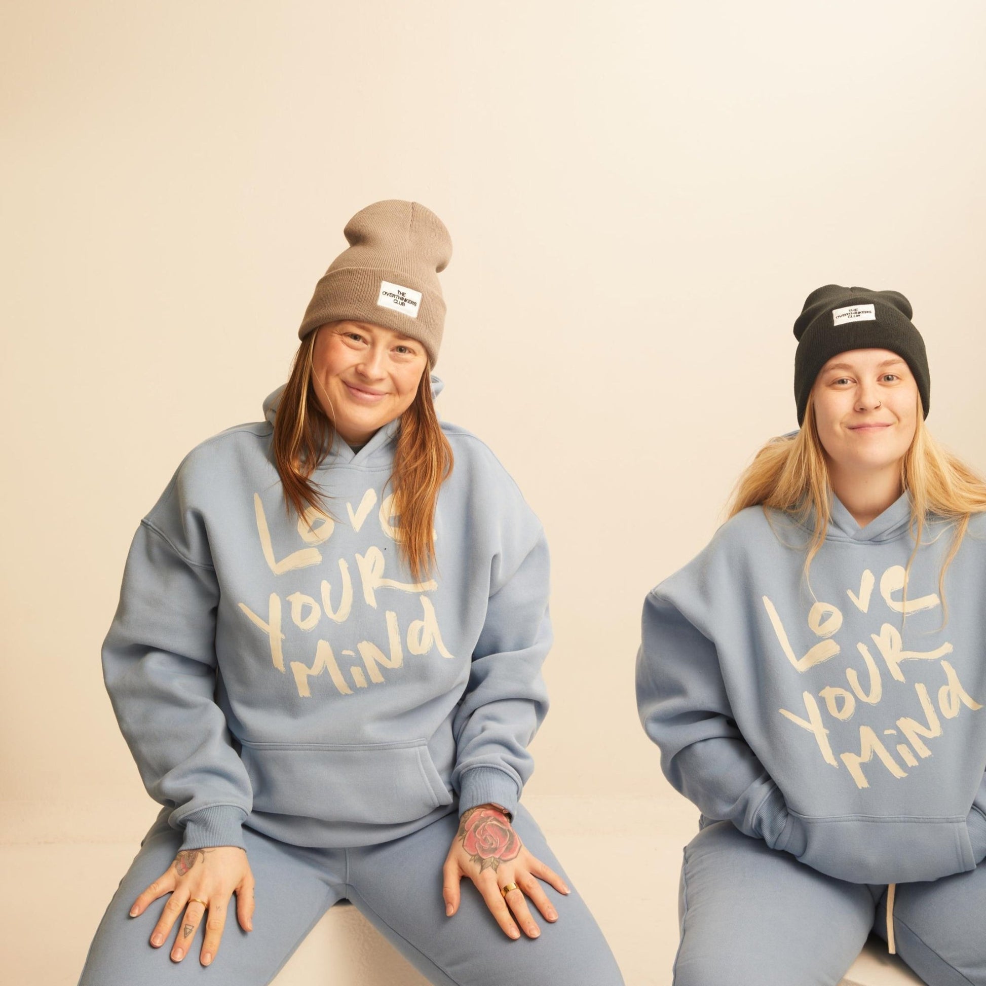Love Your Mind Hoodie - Oversized Mental Health Awareness Sweatshirt - Overthinkers Club