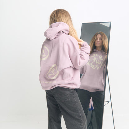 Love Your Mind Hoodie - Oversized Mental Health Awareness Sweatshirt - Overthinkers Club