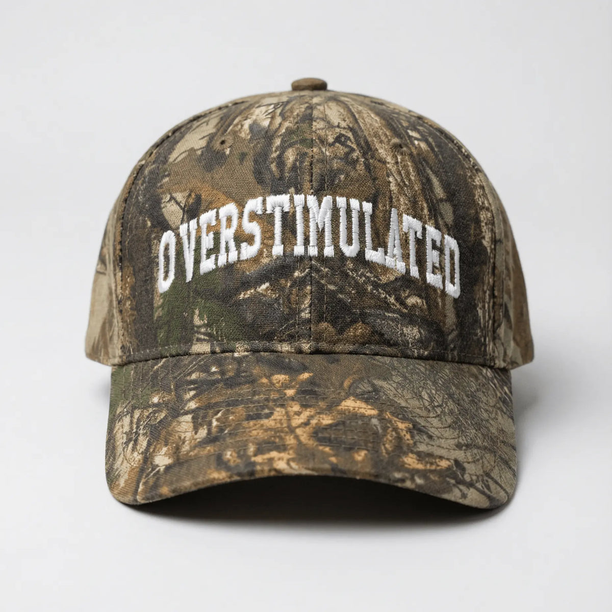 OVERSTIMULATED Camo Dad Hat - Overthinkers Club