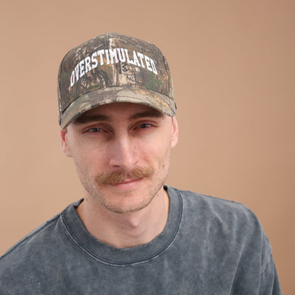 OVERSTIMULATED Camo Dad Hat - Overthinkers Club