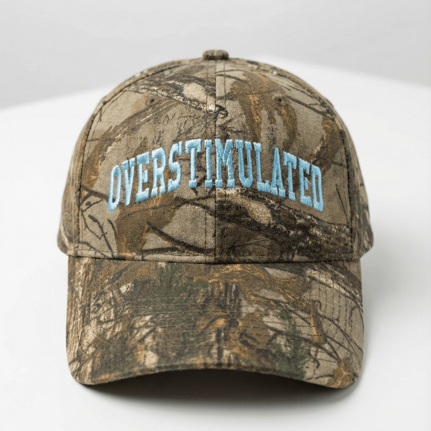 OVERSTIMULATED Camo Dad Hat - Overthinkers Club