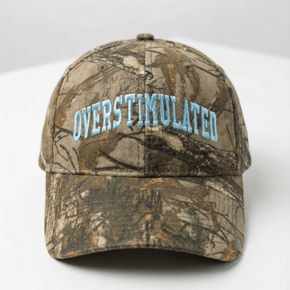 OVERSTIMULATED Camo Dad Hat - Overthinkers Club