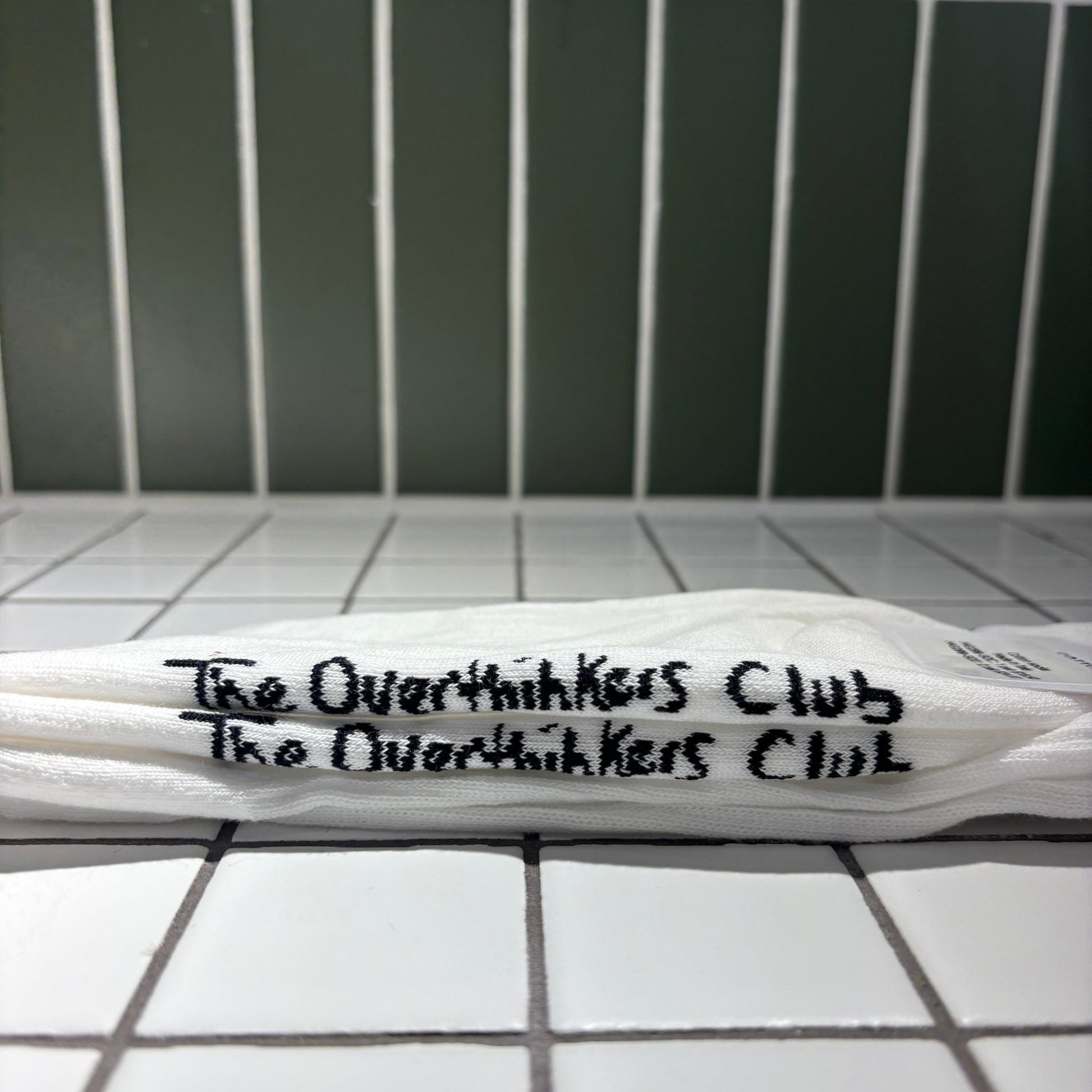 Overthinker Crew Socks - Soft Ribbed Cotton Socks Made in Italy - Overthinkers Club