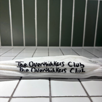 Overthinker Crew Socks - Soft Ribbed Cotton Socks Made in Italy - Overthinkers Club