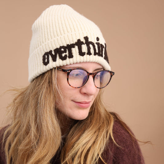 'OVERTHINKER' Limited Edition Mohair Beanie - Overthinkers Club