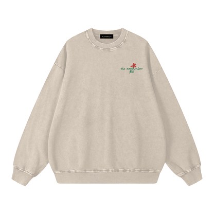 Overthinkers Club Floral Logo Sweater - Overthinkers Club
