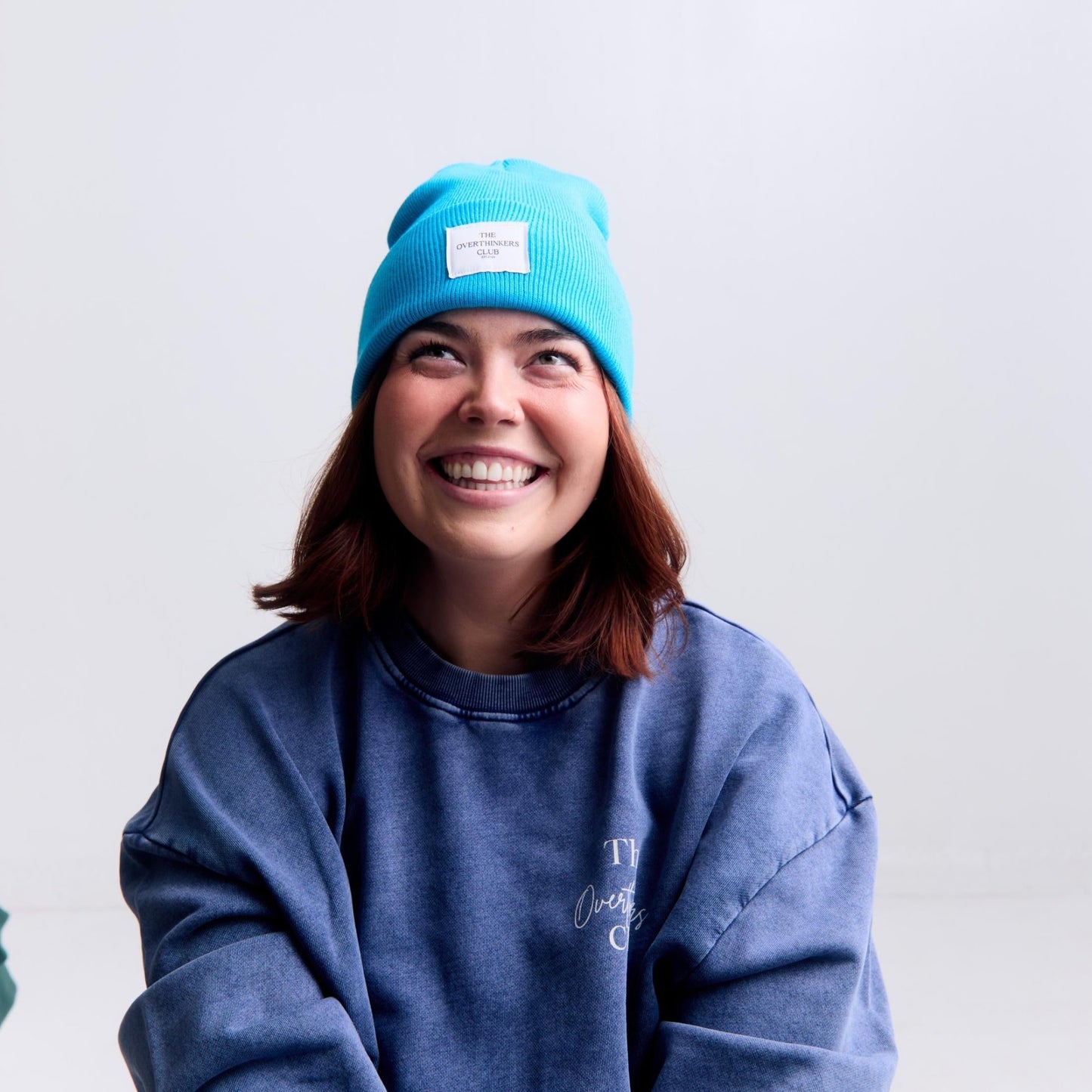 Patch Winter Beanie - Cozy Hat with Logo Patch - Overthinkers Club